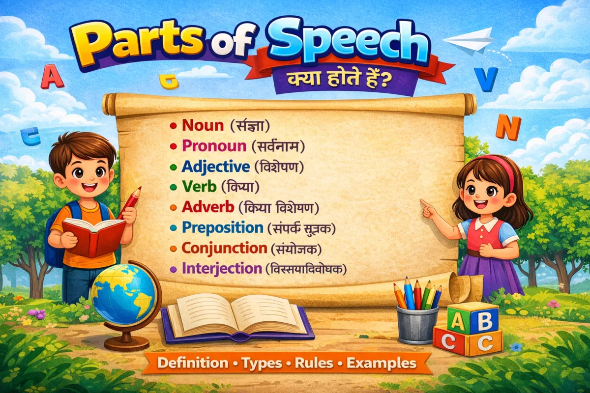Parts of speech in Hindi