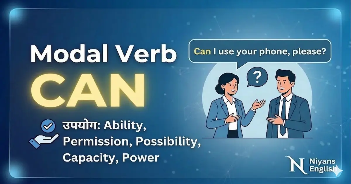 Modal Verb can in Hindi