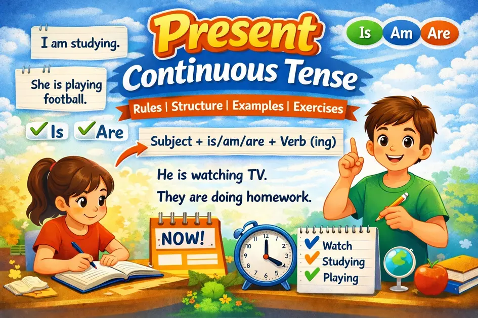 Present Continuous Tense in Hindi