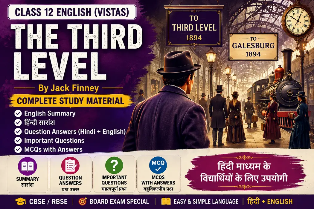 The Third Level Class 12 English Question Answers