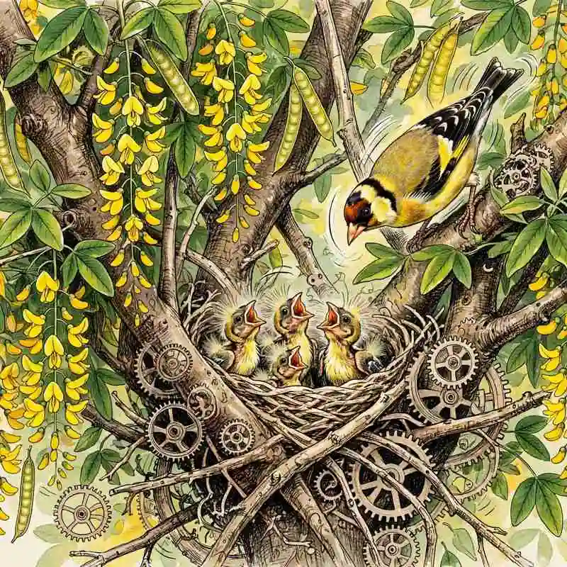 The Laburnum Top Class 11 - Explanation, Question Answers in Hindi & English | NCERT Hornbill Easy Guide 2 goldfinch laburnum tremor