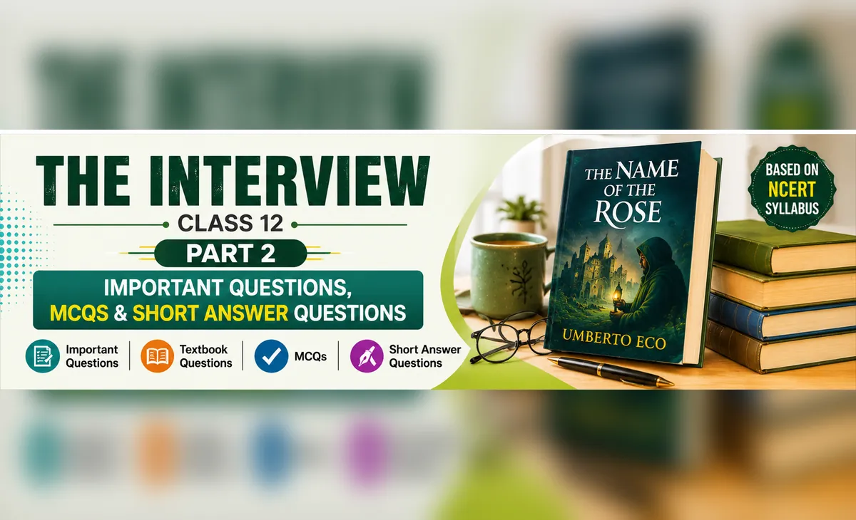 The Interview Class 12 – Important Questions and Answers, MCQs and Short Answer Questions