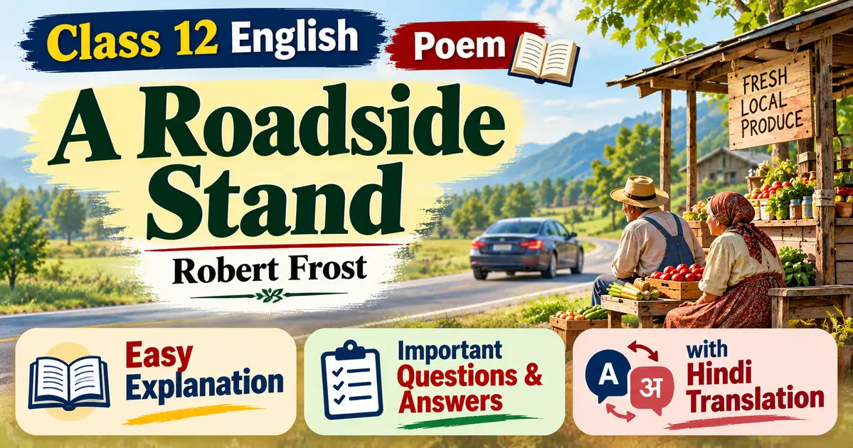 A Roadside Stand class 12