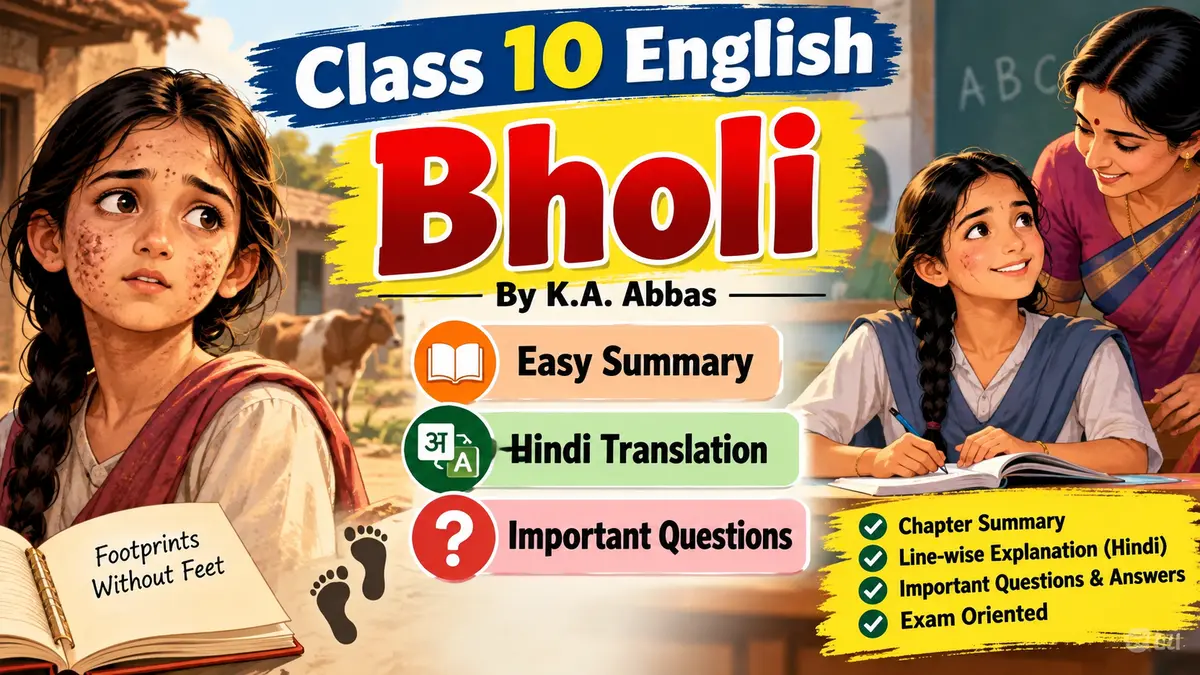 Bholi Class 10 English