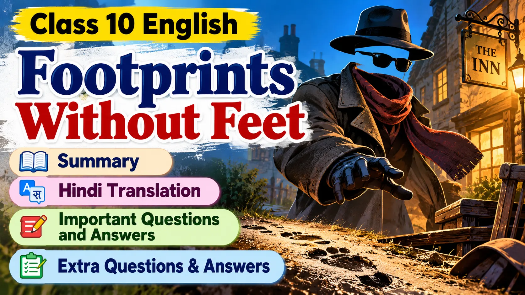 Footprints Without Feet Class 10 English