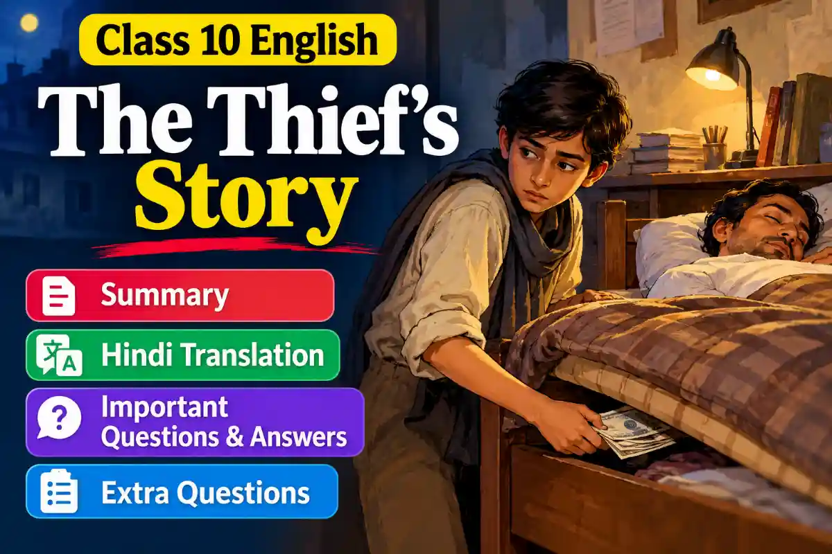 The Thief's Story Class 10 English