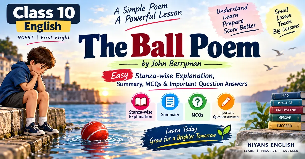 The Ball Poem Class 10