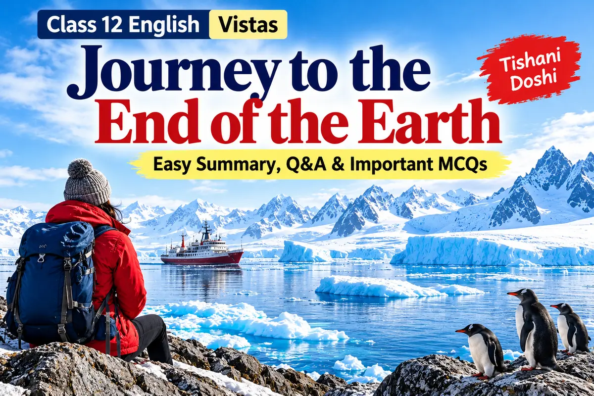 Journey to the End of the Earth Class 12 English