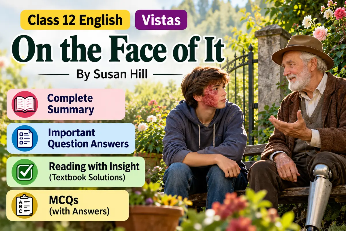 On the Face of It Class 12 English