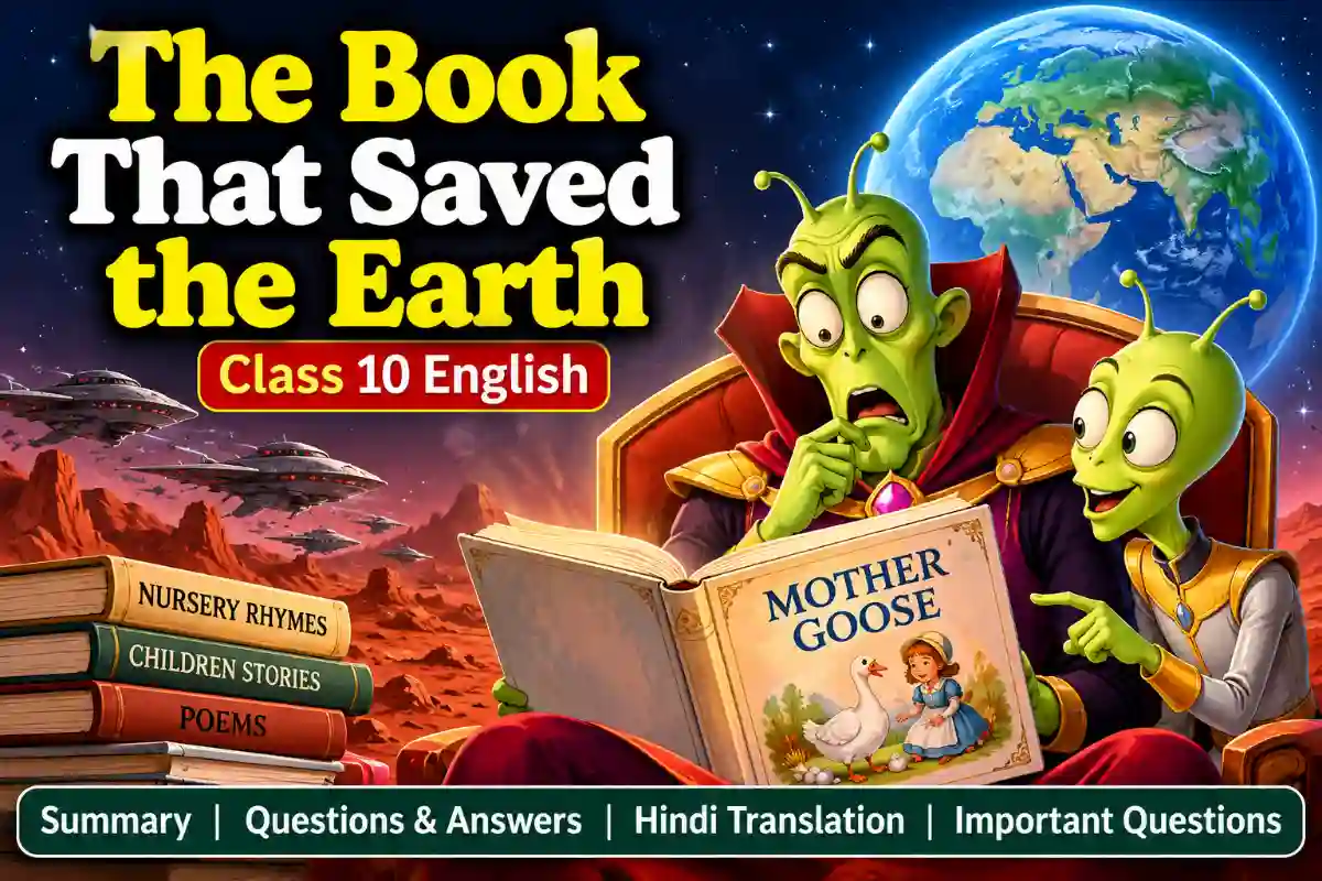 The Book That Saved the Earth class 10 English