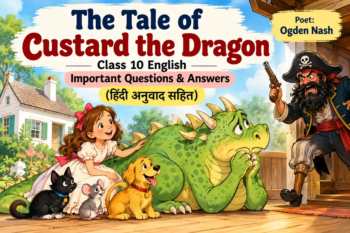 The Tale of Custard the Dragon Class 10 English